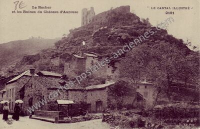 Carte postale ancienne Aurouze — Molompize (Cantal)