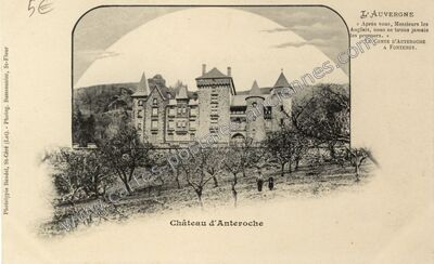 Carte postale ancienne Auteroche — Le Monteil (Cantal)