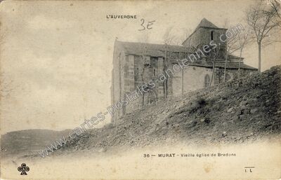 Carte postale ancienne Bredons — Murat (Cantal)
