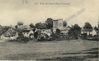 Carte postale ancienne Vue de Naucelles — Naucelles (Cantal)