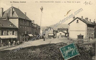Carte postale ancienne Neussargues — Neussargues-Moissac (Cantal)