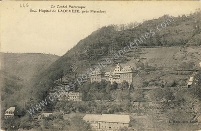 Carte postale ancienne La Deveze — Paulhenc (Cantal)