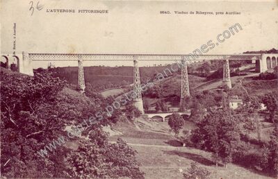 Carte postale ancienne Ribeyres — Pers (Cantal)