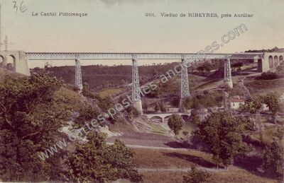 Carte postale ancienne Ribeyres — Pers (Cantal)
