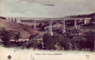 Carte postale ancienne Ribeyres — Pers (Cantal)