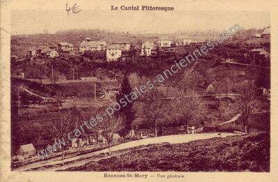 Carte postale ancienne Le Cantal Pittoresque — Roannes-Saint-Mary (Cantal)