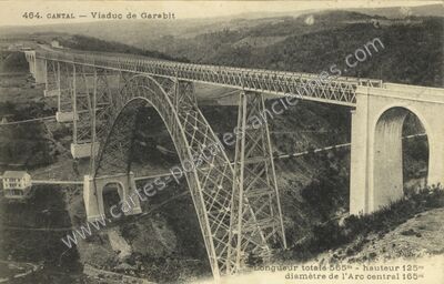 Carte postale ancienne Garabit — Ruynes-en-Margeride (Cantal)