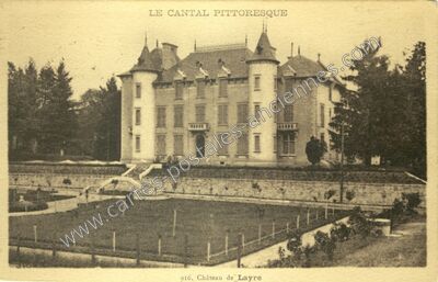 Carte postale ancienne Layres — Saignes (Cantal)