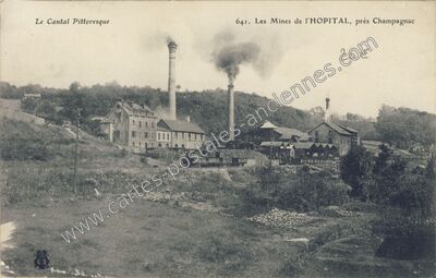 Carte postale ancienne L'Hopital — Saint-Cirgues-de-Malbert (Cantal)