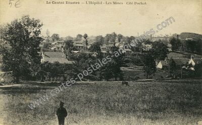 Carte postale ancienne L'Hopital — Saint-Cirgues-de-Malbert (Cantal)