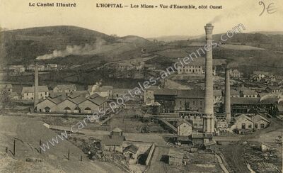 Carte postale ancienne L'Hopital — Saint-Cirgues-de-Malbert (Cantal)