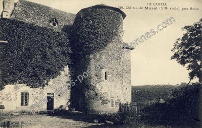 Carte postale ancienne Chateau de Murat — Saint-Étienne-de-Maurs (Cantal)