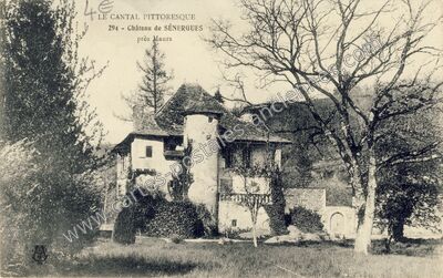 Carte postale ancienne Chateau de Senergues — Saint-Étienne-de-Maurs (Cantal)