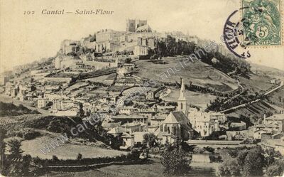 Carte postale ancienne Cantal — Saint-Flour — Saint-Flour (Cantal)
