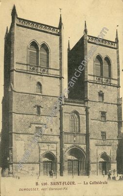 Carte postale ancienne La Cathédrale — Saint-Flour (Cantal)
