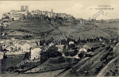 Carte postale ancienne L'Auvergne — Saint-Flour (Cantal)
