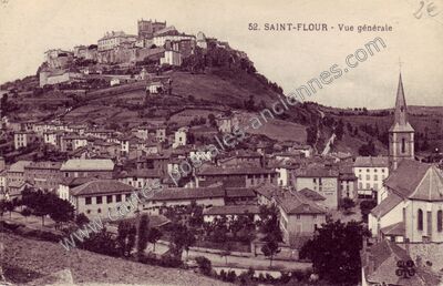 Carte postale ancienne Vue générale — Saint-Flour (Cantal)