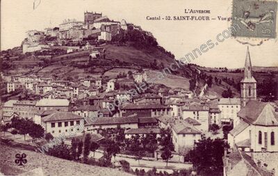 Carte postale ancienne L'Auvergne — Saint-Flour (Cantal)