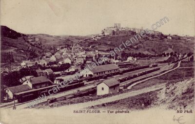 Carte postale ancienne Vue générale — Saint-Flour (Cantal)