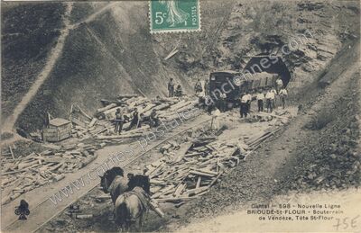 Carte postale ancienne Vendeze — Saint-Flour (Cantal)