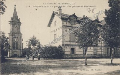 Carte postale ancienne Albart — Saint-Illide (Cantal)