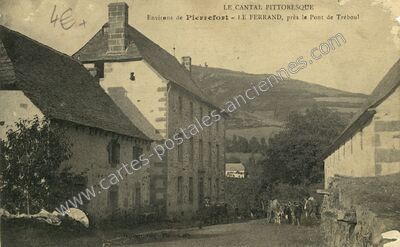 Carte postale ancienne Le Ferrand — Sainte-Marie (Cantal)