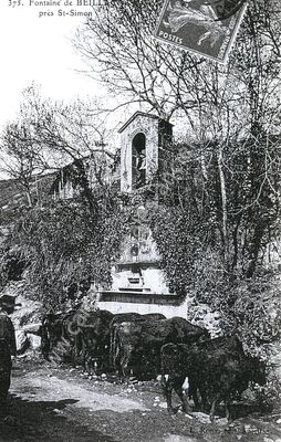 Carte postale ancienne Beillac — Saint-Simon (Cantal)