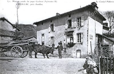 Carte postale ancienne Beillac — Saint-Simon (Cantal)