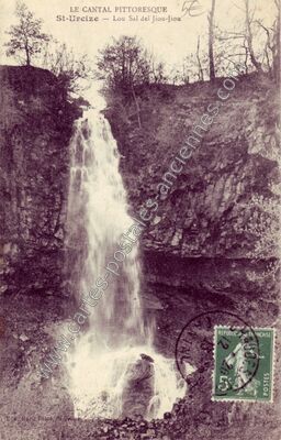 Carte postale ancienne Le Cantal pittoresque — Lou Sal del Jiou-Jiou — Saint-Urcize (Cantal)