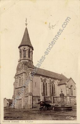 Carte postale ancienne Segur — Ségur-les-Villas (Cantal)