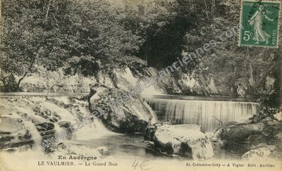 Carte postale ancienne Le Gourd Noir — Le Vaulmier (Cantal)