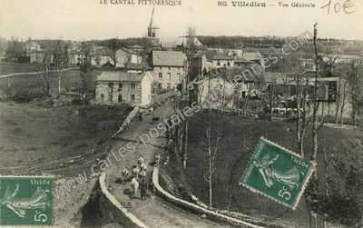Carte postale ancienne Villedieu