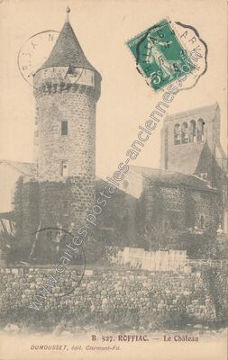 Carte postale ancienne Chateau de Roffiac — Roffiac (Cantal)