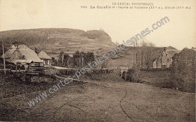 Carte postale ancienne La Gazelle — Ségur-les-Villas (Cantal)