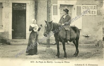 Carte postale ancienne Au Pays du Berry — Non Localisée (Cher)
