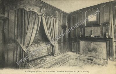 Carte postale ancienne aubigny — Aubigny-sur-Nère (Cher)
