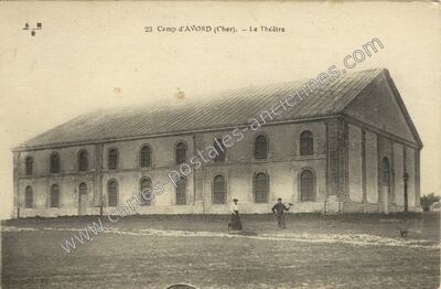Carte postale ancienne camp d'avord — Avord (Cher)
