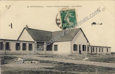 Carte postale ancienne Camp d'Avord — Avord (Cher)