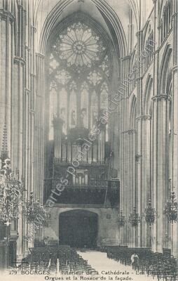 Carte postale ancienne Cathedrale de Bourges — Bourges (Cher)