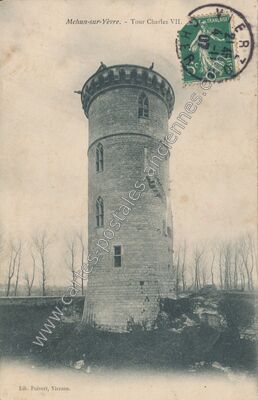 Carte postale ancienne Tour Charles VII — Mehun-sur-Yèvre (Cher)