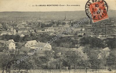 Carte postale ancienne Vue d'ensemble — Saint-Amand-Montrond (Cher)