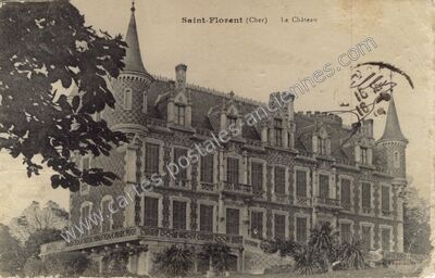 Carte postale ancienne St Florent — Saint-Florent-sur-Cher (Cher)