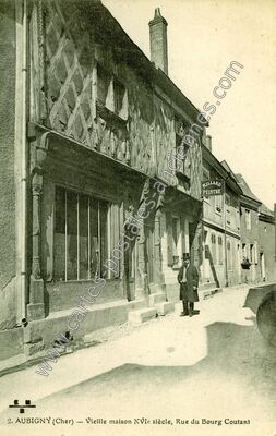 Carte postale ancienne Aubigny — Aubigny-sur-Nère (Cher)