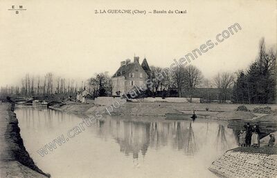 Carte postale ancienne La Guerche — La Guerche sur L (Cher)