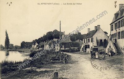 Carte postale ancienne apremont — Apremont-sur-Allier (Cher)