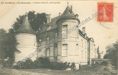 Carte postale ancienne La Guerche — La Guerche sur L (Cher)
