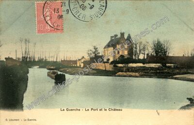 Carte postale ancienne La Guerche — La Guerche sur L (Cher)