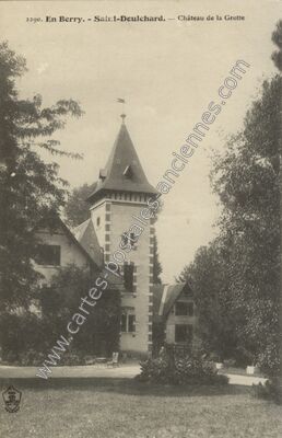Carte postale ancienne Château de la Grotte — Saint-Doulchard (Cher)