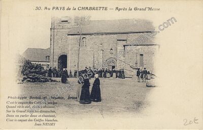 Carte postale ancienne Au Pays de la Chabrette — Non Localisée (Corrèze)