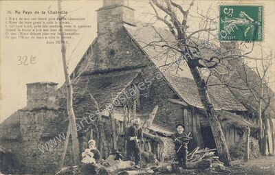 Carte postale ancienne Au Pays de la Chabrette — Non Localisée (Corrèze)